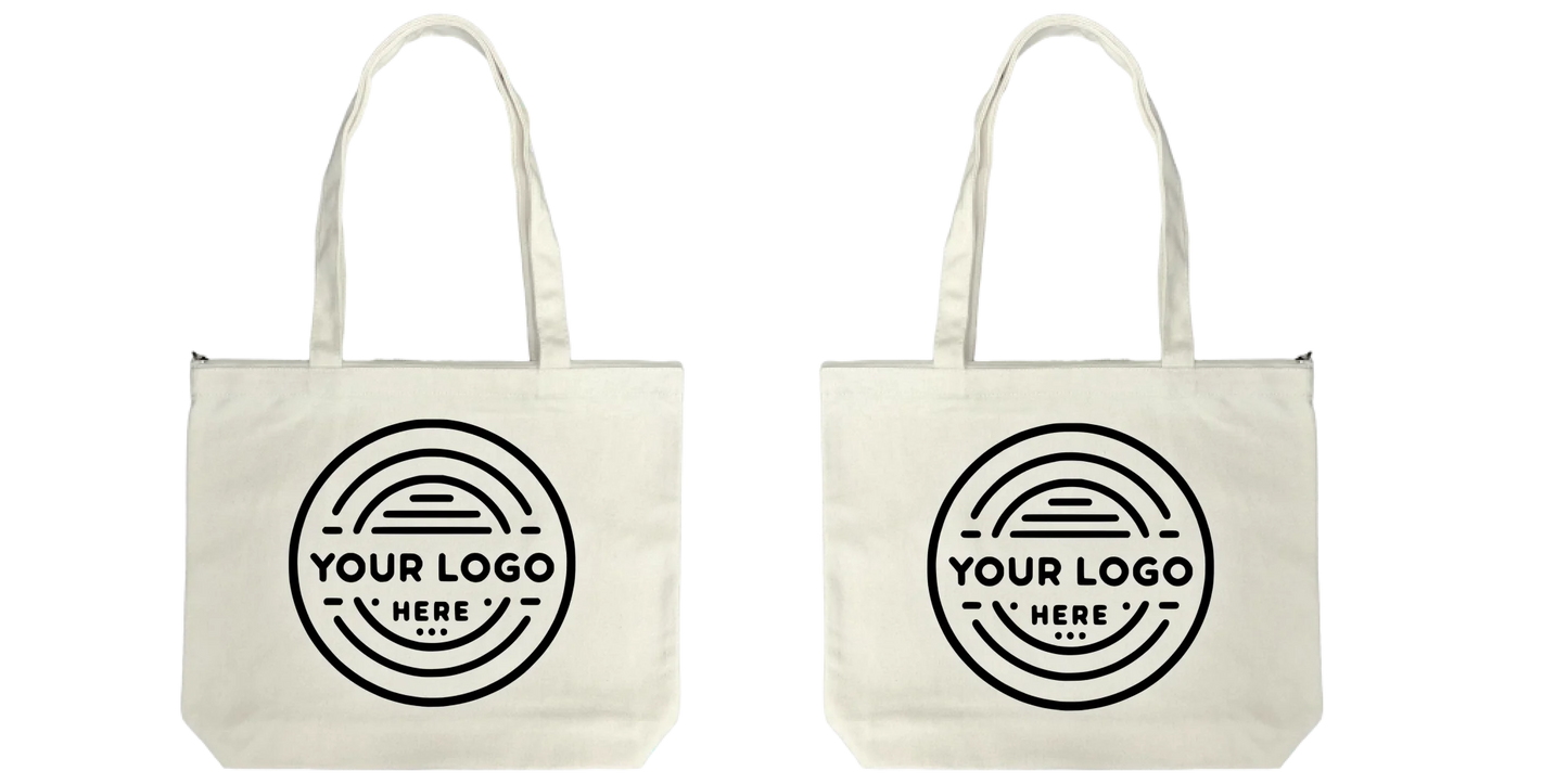 Imprint Mockup Blanks - Offwhite Bag Double Sided