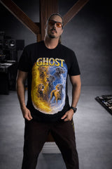 Custom Pet with Thunder Background T-Shirt