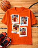 Custom T-Shirt with 4 Polaroids