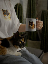 Morning With My Best Friend Custom Mug