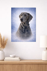 Custom Watercolor Pet Poster From Your Photo