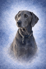 Custom Watercolor Pet Poster From Your Photo