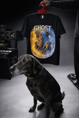 Custom Pet with Thunder Background T-Shirt