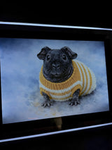 LIGHT-UP FRAMED CUSTOM PET PORTRAIT (customized with your pet)