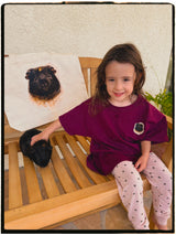 Pet Portrait T-Shirt (customized with your pet)