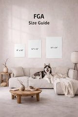 Custom Watercolor Pet Poster From Your Photo