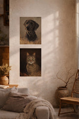 Custom Watercolor Pet Poster From Your Photo