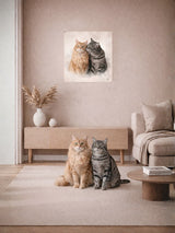 Custom Watercolor Pet Poster From Your Photo