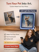 Glow & Wag Custom Lightbox Frame