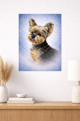 Custom Watercolor Pet Poster From Your Photo