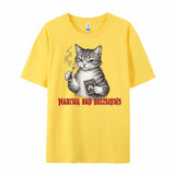 Making Bad Decisions Cat T-Shirt
