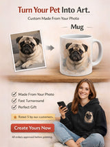 Morning With My Best Friend Custom Mug