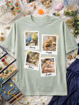 Custom T-Shirt with 4 Polaroids
