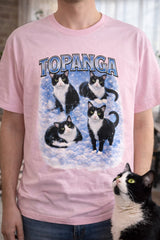 Custom Pet with Cloud Background T-Shirt